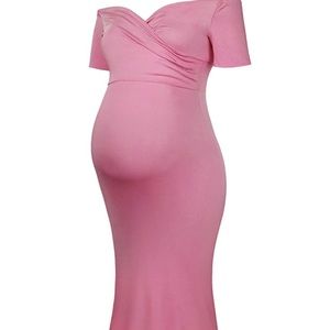Maternity maxi dress